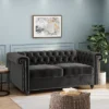 Brinkhaven Modern Glam Tufted Velvet Loveseat With Nailhead Trim - Christopher Knight Home 1 Brinkhaven Modern Glam Tufted Velvet Loveseat With Nailhead Trim - Christopher Knight Home -Bedroom Furniture Store GUEST d44e181a 541e 4f63 b50e 90cbf8086668