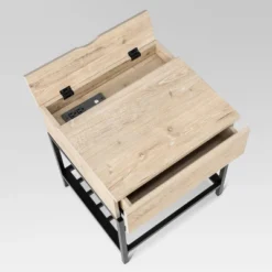 Loring End Table With Charging Station - Threshold™ -Bedroom Furniture Store GUEST d4b23323 607f 4bd3 9988 eaac3936810f