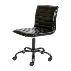 Emma And Oliver Low Back Designer Armless Ribbed Swivel Task Office Chair 35 Emma And Oliver Low Back Designer Armless Ribbed Swivel Task Office Chair -Bedroom Furniture Store GUEST d6cdbbf8 c011 4365 98a9 c575005da00d