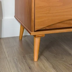 Mid-Century Modern Contoured 5 Drawer Chest Of Drawers - Saracina Home -Bedroom Furniture Store GUEST d75de896 1437 431e bdef 941df8b51ffb