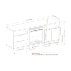 Ronan Modern Storage With Electric Fireplace TV Stand For TVs Up To 65" - Saracina Home 15 Ronan Modern Storage With Electric Fireplace TV Stand For TVs Up To 65" - Saracina Home -Bedroom Furniture Store GUEST d88f95c5 b2a0 4d08 8b46 da4db4bc3efd