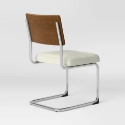 2pk Cecilton Chrome Cantilever Dining Chairs Cream Boucle - Threshold™ 12 2pk Cecilton Chrome Cantilever Dining Chairs Cream Boucle - Threshold™ -Bedroom Furniture Store GUEST da5167cd 3a46 4c0c a287 6bc5e486b905