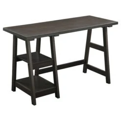 Designs2Go Trestle Desk With Shelves - Breighton Home 27 Designs2Go Trestle Desk With Shelves - Breighton Home -Bedroom Furniture Store GUEST dce1e693 0860 4d20 872d b1e4fbd1c6b4