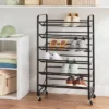 6 Tier Metal Rolling Shoe Rack - Brightroom™ -Bedroom Furniture Store GUEST de520127 d3ea 45f8 b926 8a8e78af9405