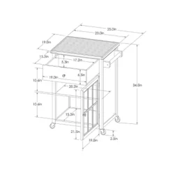 Windham Wood Top Kitchen Cart - Black - Threshold™ 17 Windham Wood Top Kitchen Cart - Black - Threshold™ -Bedroom Furniture Store GUEST dea9d574 4d43 47af 9b54 441db16c8996