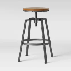 Lewiston Adjustable Swivel Barstool - Threshold 13 Lewiston Adjustable Swivel Barstool - Threshold -Bedroom Furniture Store GUEST df723cda 86b6 4e6b b5c9 27ac49310540