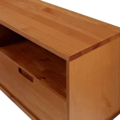 Cara 3 Drawer Mid-Century Modern 3 Drawer TV Stand For TVs Up To 80" - Saracina Home -Bedroom Furniture Store GUEST e0183665 dd1d 42d0 8742 7dfa827048d2