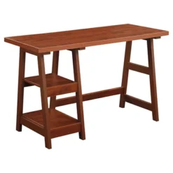 Designs2Go Trestle Desk With Shelves - Breighton Home 26 Designs2Go Trestle Desk With Shelves - Breighton Home -Bedroom Furniture Store GUEST e9cc924e 4291 4243 ac31 220955c22f8e