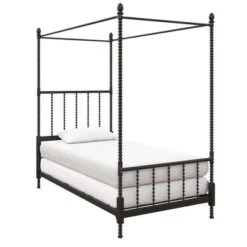 Emilia Metal Canopy Bed - Room & Joy