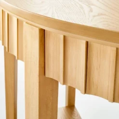 Thousand Oaks Wood Scalloped Demilune Console Table - Threshold™ Designed With Studio McGee -Bedroom Furniture Store GUEST eb35aaa8 f7c8 4881 b5d1 f85e53b2ca90