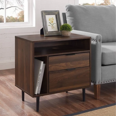 Rockwell Modern Storage Nightstand - Saracina Home 3 Rockwell Modern Storage Nightstand - Saracina Home
