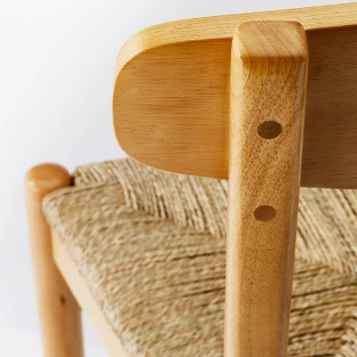 Logan Wood Dining Chair With Woven Seat - Threshold™ Designed With Studio McGee 6 Logan Wood Dining Chair With Woven Seat - Threshold™ Designed With Studio McGee - Image 4