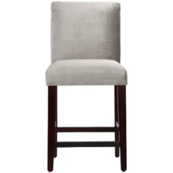 25" Velvet Parsons Counter Height Barstool Wood - Threshold™ -Bedroom Furniture Store GUEST f9dfe6cc 73c9 46f6 9146 046c7990b68e