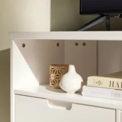 Cara Mid-Century Modern 3 Drawer Corner TV Stand For TVs Up To 58" - Saracina Home -Bedroom Furniture Store GUEST fb957360 40de 4089 a8ee 5e1e6d667985