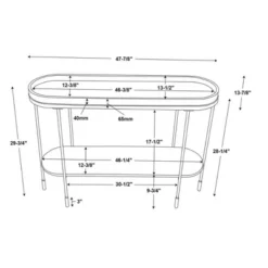 Wood & Metal Console Table - Black - Hearth & Hand™ With Magnolia -Bedroom Furniture Store GUEST fec9fccd 6dff 4fd7 82f9 d4eb3de00b32